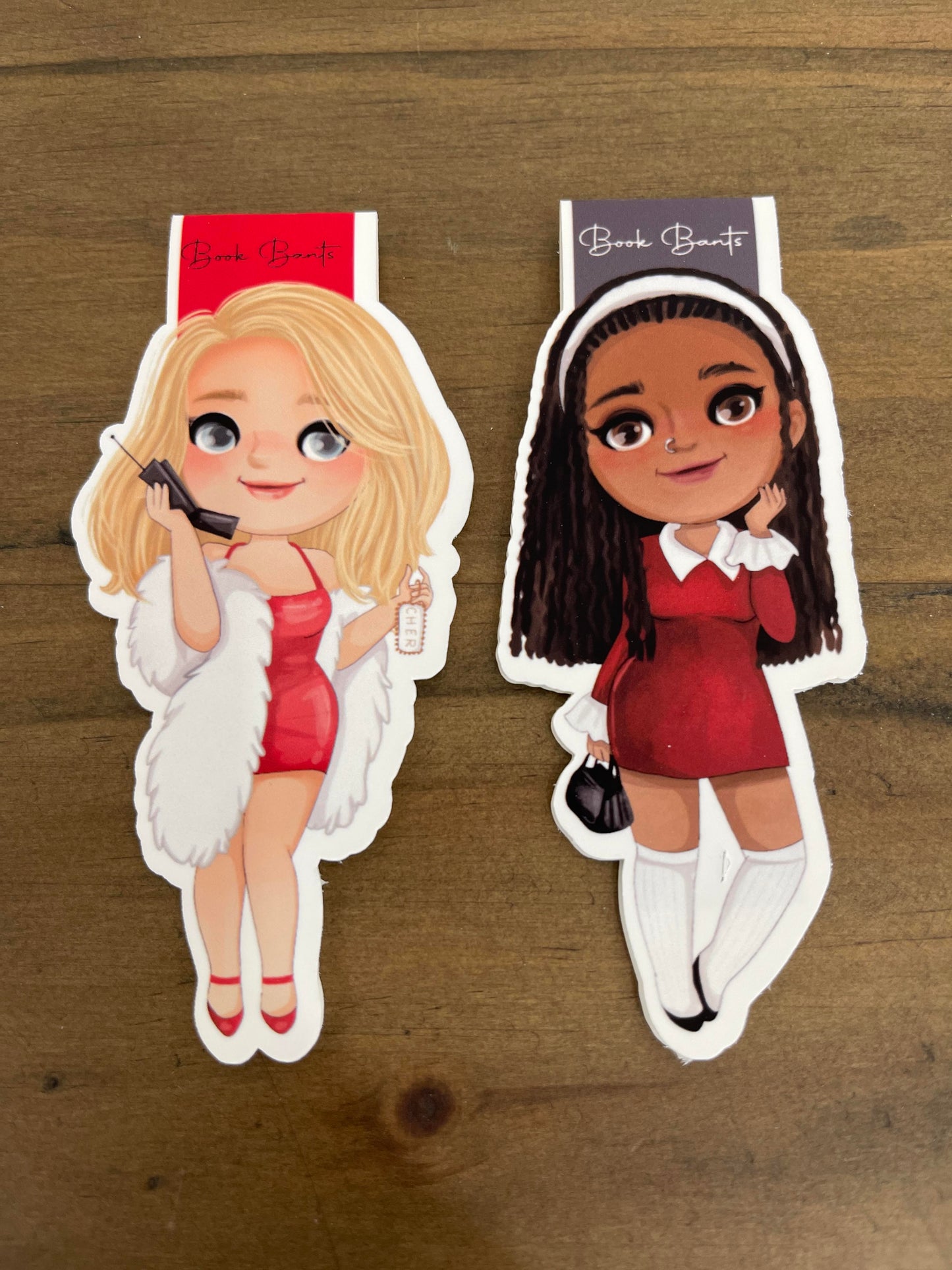 Cher and Dionne Magnetic Bookmark Set