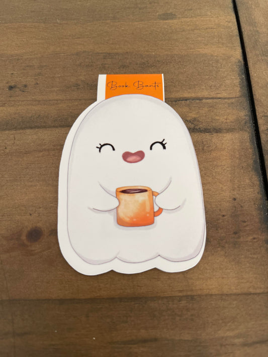 Ghost with tea Magnetic Bookmark